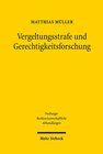 Buchcover Vergeltungsstrafe und Gerechtigkeitsforschung