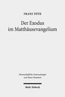 Buchcover Der Exodus im Matthäusevangelium