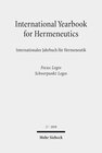 Buchcover International Yearbook for Hermeneutics/Internationales Jahrbuch für Hermeneutik