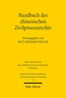 Buchcover Handbuch des chinesischen Zivilprozessrechts