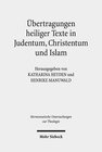 Buchcover Übertragungen heiliger Texte in Judentum, Christentum und Islam