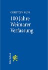 Buchcover 100 Jahre Weimarer Verfassung