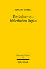 Buchcover Die Lehre vom fehlerhaften Organ