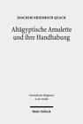 Buchcover Altägyptische Amulette und ihre Handhabung