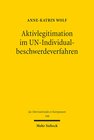 Buchcover Aktivlegitimation im UN-Individualbeschwerdeverfahren