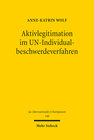 Buchcover Aktivlegitimation im UN-Individualbeschwerdeverfahren