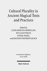 Buchcover Cultural Plurality in Ancient Magical Texts and Practices