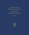 Buchcover Synopse zum Talmud Yerushalmi