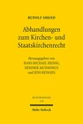 Buchcover Abhandlungen zum Kirchen- und Staatskirchenrecht