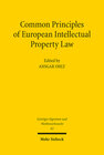 Buchcover Common Principles of European Intellectual Property Law