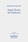Buchcover Hegels Theorie des Erhabenen