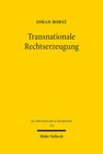 Buchcover Transnationale Rechtserzeugung