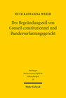 Buchcover Der Begründungsstil von Conseil constitutionnel und Bundesverfassungsgericht