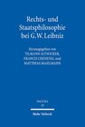 Buchcover Rechts- und Staatsphilosophie bei G.W. Leibniz
