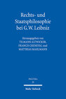 Buchcover Rechts- und Staatsphilosophie bei G.W. Leibniz