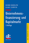 Buchcover Unternehmensfinanzierung und Kapitalmarkt
