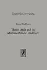 Buchcover Theios Aner and the Markan Miracle Traditions
