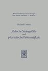 Buchcover Jüdische Steingefäße und pharisäische Frömmigkeit