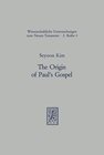 Buchcover The Origin of Paul's Gospel