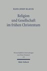 Buchcover Religion und Gesellschaft im frühen Christentum