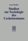 Buchcover Studien zur Soziologie des Urchristentums