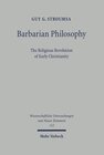 Buchcover Barbarian Philosophy