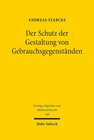 Buchcover Der Schutz der Gestaltung von Gebrauchsgegenständen