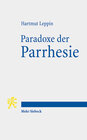 Buchcover Paradoxe der Parrhesie