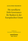Buchcover Die novellierte Debt Governance für Banken in der Europäischen Union