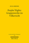 Buchcover Peoples' Rights: Gruppenrechte im Völkerrecht