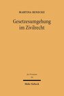 Buchcover Gesetzesumgehung im Zivilrecht