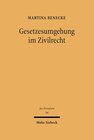 Buchcover Gesetzesumgehung im Zivilrecht