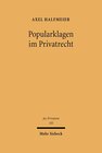 Buchcover Popularklagen im Privatrecht