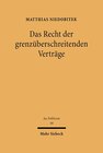 Buchcover Das Recht der grenzüberschreitenden Verträge