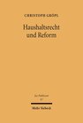 Buchcover Haushaltsrecht und Reform