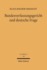 Buchcover Bundesverfassungsgericht und deutsche Frage
