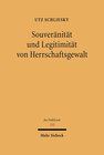 Buchcover Souveränität und Legitimität von Herrschaftsgewalt
