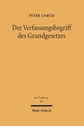 Buchcover Der Verfassungsbegriff des Grundgesetzes