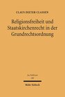 Buchcover Religionsfreiheit und Staatskirchenrecht in der Grundrechtsordnung