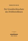 Buchcover Der Grundrechtsschutz des Drittbetroffenen