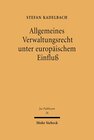 Buchcover Allgemeines Verwaltungsrecht unter europäischem Einfluß