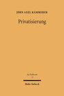Buchcover Privatisierung