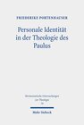 Buchcover Personale Identität in der Theologie des Paulus