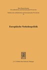 Buchcover Europäische Verkehrspolitik