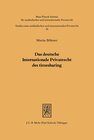 Buchcover Das deutsche Internationale Privatrecht des Timesharing