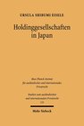 Buchcover Holdinggesellschaften in Japan