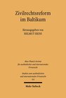Buchcover Zivilrechtsreform im Baltikum