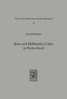 Buchcover Jews and Hellenistic Cities in Eretz-Israel