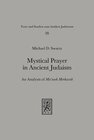 Buchcover Mystical Prayer in Ancient Judaism