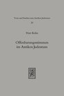 Buchcover Offenbarungsstimmen im Antiken Judentum